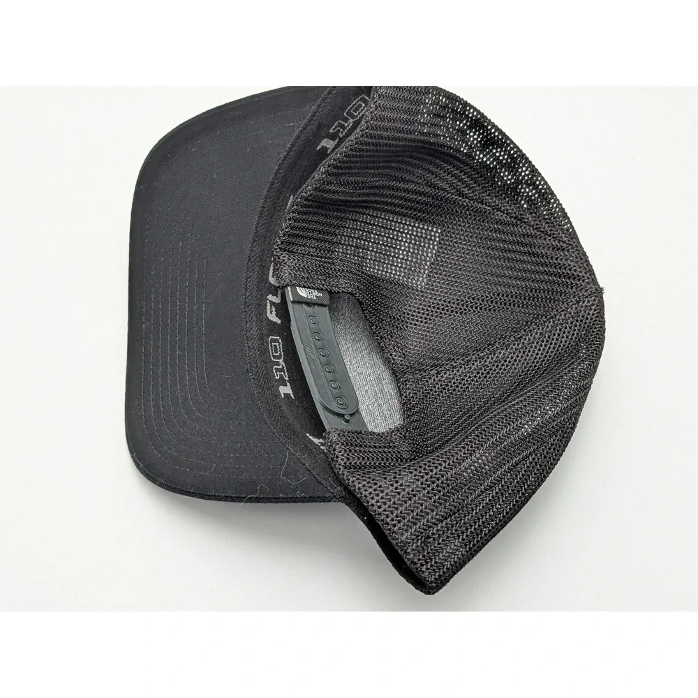 The North Face Hat  Black Camo Logo Trucker Snapback Flexfit 110 Cap
